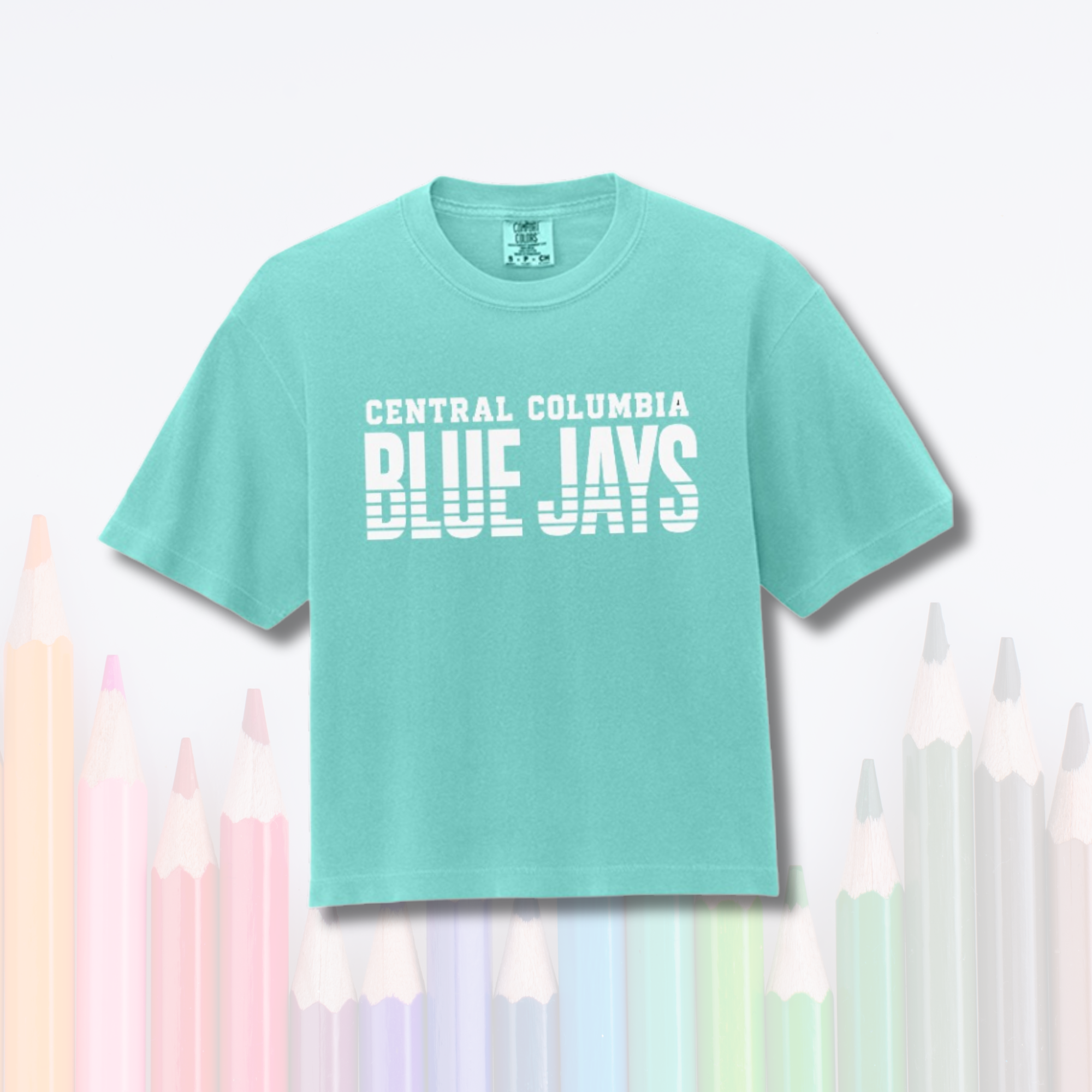 Women's Midi Tee | BOLD Blue Jay design