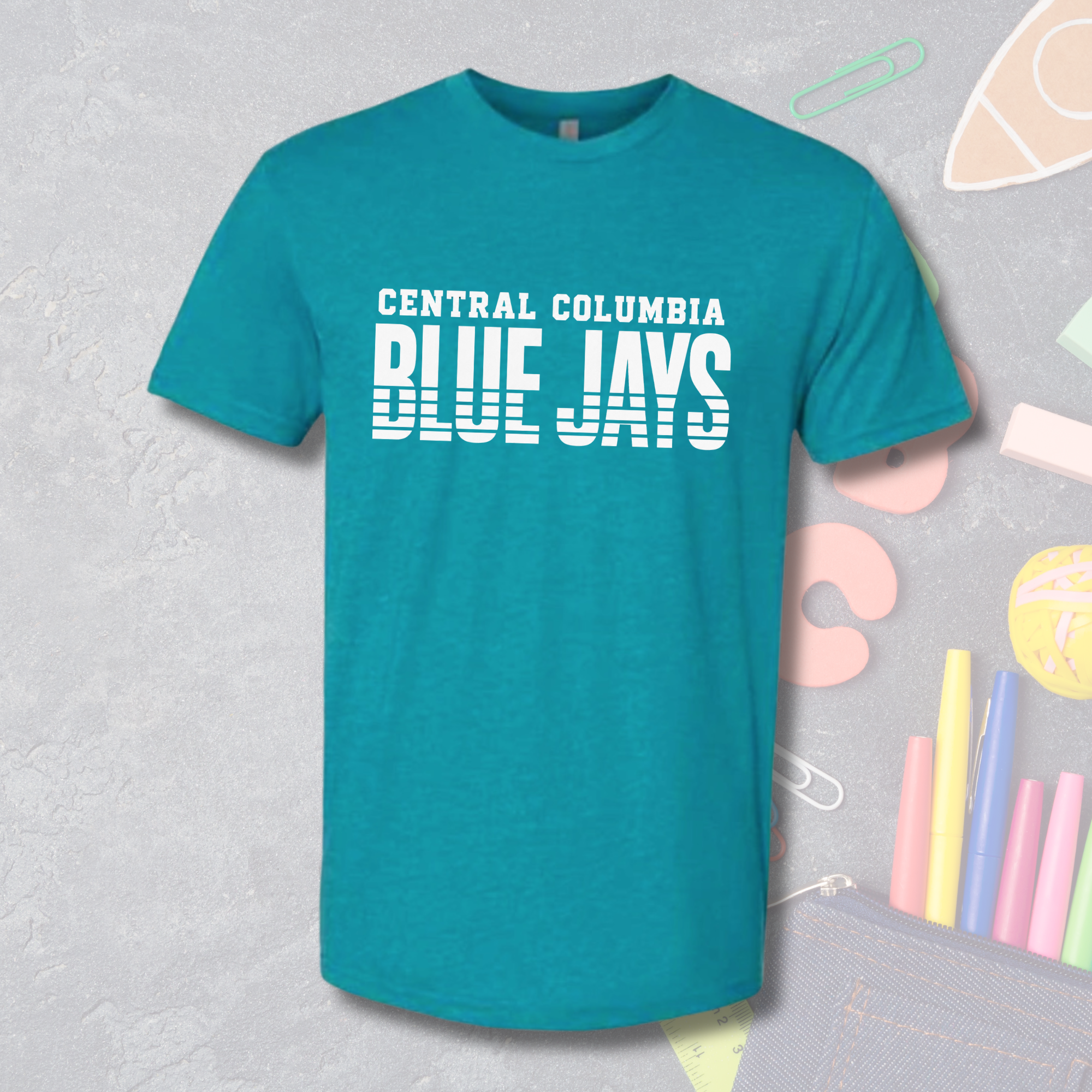 Unisex Tee | BOLD Blue Jay design