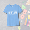 Women's Relaxed Tee | BOLD Blue Jay design
