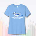 Women's Relaxed Tee | Blue Jay Colorblock design